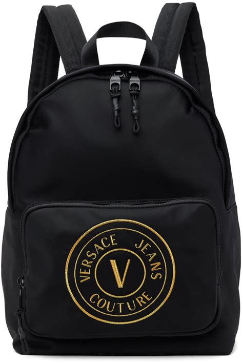 ssense versace backpack|Versace jeans couture.